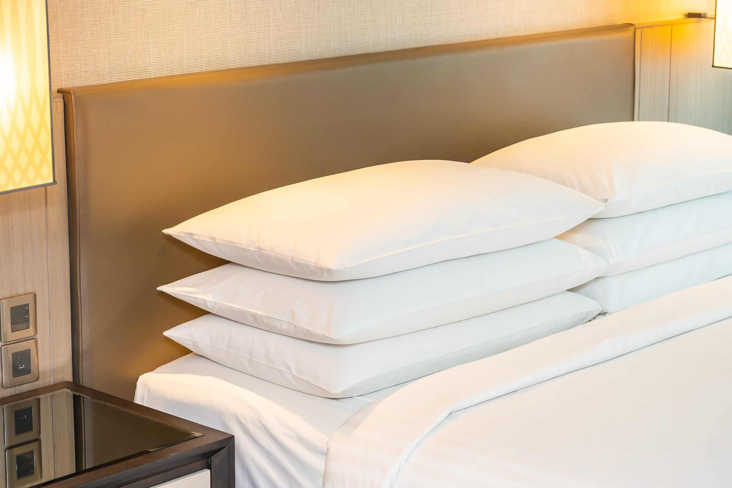 Pillows used outlet in hotels