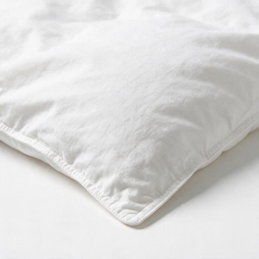 100% Cotton Duvet Cover - White - Image 2